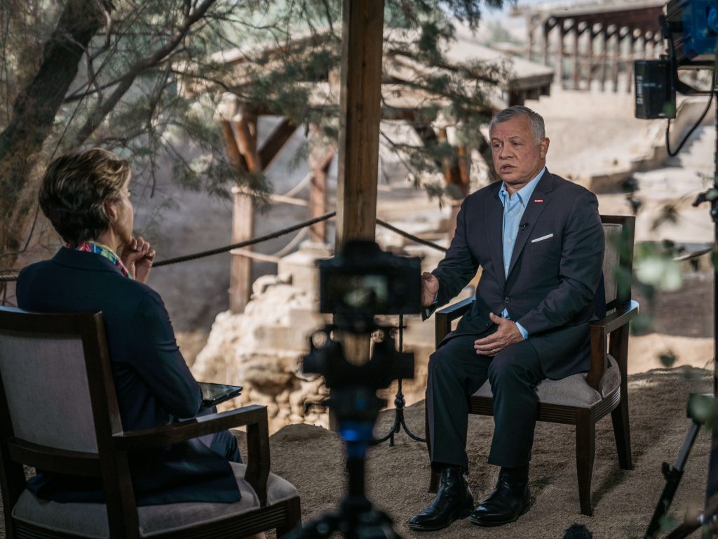 H.M King Abdullah ll bin Al-Hussein , CNN Interview with Becky Anderson 1